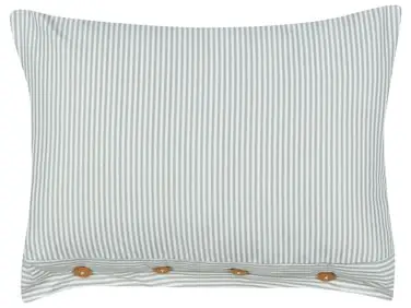 Throw Cushion SEBRINE 40 x 60 cm Mint Green Striped - Home Accessories