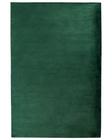 Alfombra GESI II Verde oscuro 200 x 300 cm Viscosa - Accesorios decorativos