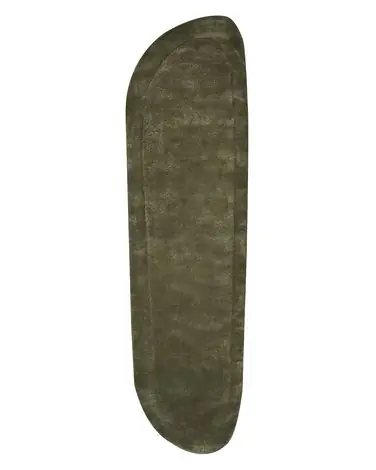 Alfombra BERANI Verde oscuro 80 x 250 cm Viscosa - Accesorios decorativos