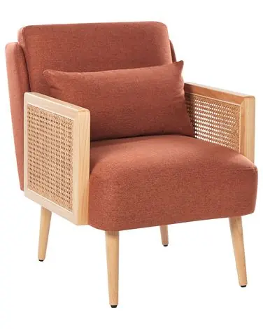 Armchair ORUM Fabric Orange - Living Room