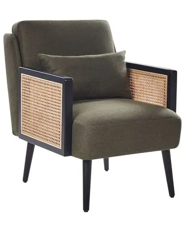 Armchair ORUM Fabric Dark Green - Living Room