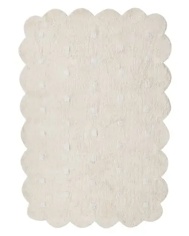 Alfombra infantil SAREKI Beige 140 x 200 cm Algodón - Accesorios decorativos