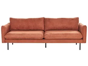 Sofa 3 Seater VINTERBRO Chenille Golden Brown - Living Room