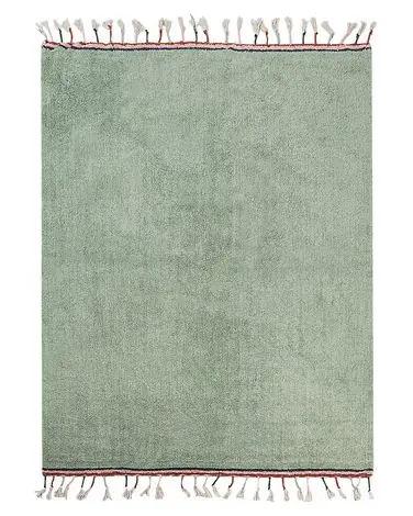 Alfombra infantil CAPARLI Verde claro 140 x 200 cm Algodón - Accesorios decorativos