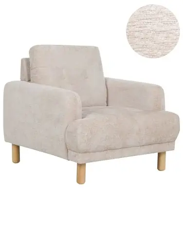 Armchair TUVE Boucle Beige - Living Room