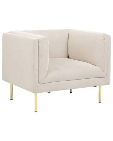Armchair MOEN Fabric Beige - Living Room
