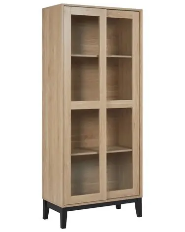 Vitrina RUMSON 80 cm Marrón claro - Sala de estar