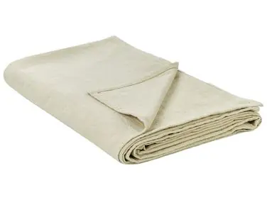 Bedspread MARAKA Cotton 200 x 220 cm Light Beige - Home Accessories