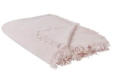 Bedspread HALPOLA Cotton 200 x 220 cm Pink - Home Accessories