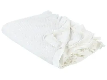 Bedspread HATTON Cotton 200 x 220 cm Off-White