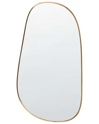 Wall Mirror VERNAIS 60 cm 110 cm Metal Gold - Home Accessories