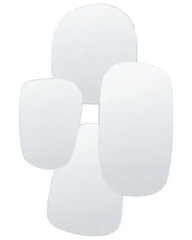 Wall Mirror VOUZON 80 cm 120 cm Silver - Home Accessories