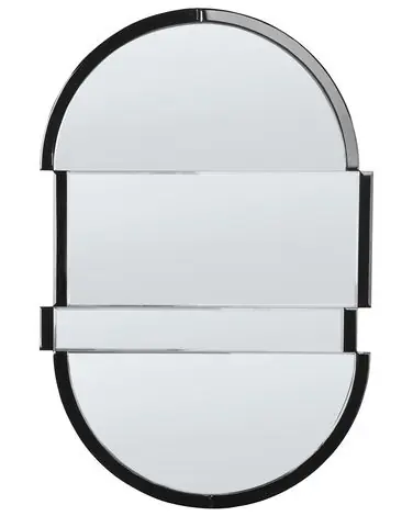 Wall Mirror MICHERY 60 cm 90 cm Black - Home Accessories