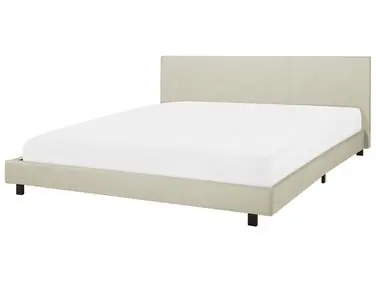 Waterbed Fabric ALBI 180 x 200 cm (EU Super King) Beige - Bedroom