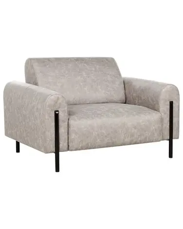 Armchair ASKIM Fabric Light Grey - Living Room