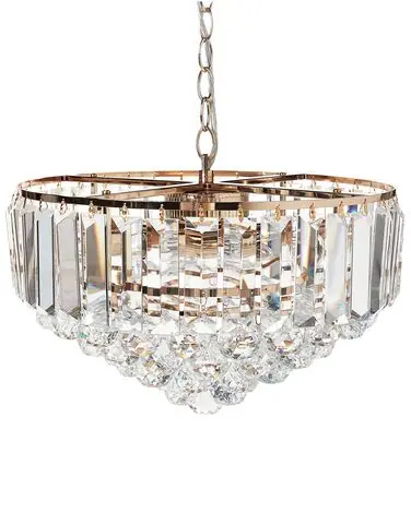 Chandelier ACHEIRO L Crystal Gold - Home Accessories