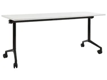 Escritorio plegable CAVI Blanco 180 cm 60 cm con ruedas - Oficina