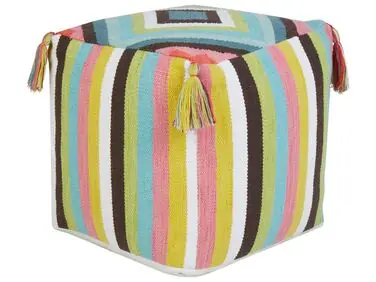 Pouffe MONEASA Cotton Multicolour - Living Room