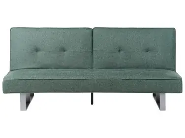 Sofá cama 3 plazas DUBLIN Tela Verde - Sala de estar