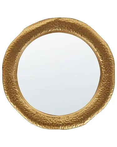 Espejo MERCY 78 cm 78 cm Metal Dorado - Accesorios decorativos