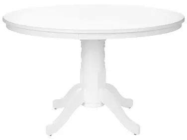 Dining Table AKRON White 120 cm 120 cm - Dining Room
