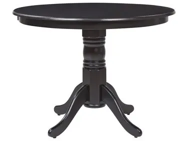 Dining Table AKRON Black 100 cm 100 cm - Dining Room