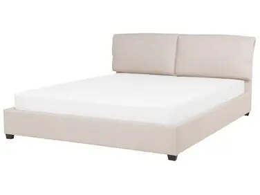 Bed Fabric BELFORT 180 x 200 cm (EU Super King) Light Beige - Bedroom