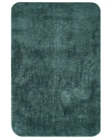Alfombrilla de baño URLANA Verde oscuro 60 x 90 cm Microfibra - Accesorios decorativos