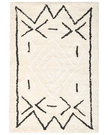 Alfombrilla de baño UNTLA Beige claro 60 x 90 cm Algodón - Accesorios decorativos
