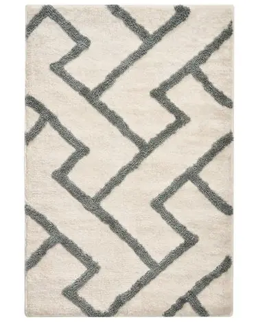 Alfombrilla de baño GARHI Beige 60 x 90 cm Algodón - Accesorios decorativos