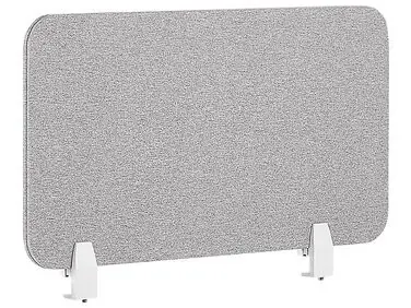 Desk Screen WALLY 72 x 40 cm Light Grey - Home Office