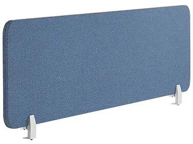 Desk Screen WALLY 130 x 40 cm Blue - Home Office