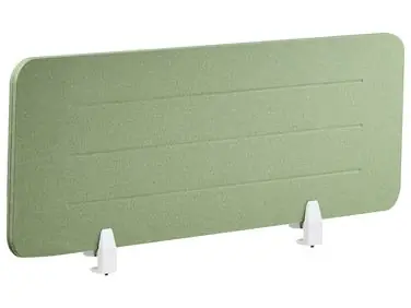 Desk Screen ZIGGY 120 x 40 cm Green - Home Office