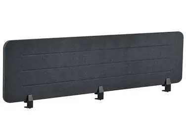 Divisor de escritorio ZIGGY 180 x 40 cm Gris oscuro - Oficina