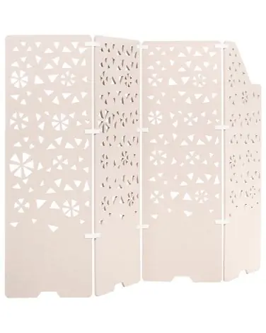 Office Divider STARRY 240 x 180 cm Light Beige - Home Office
