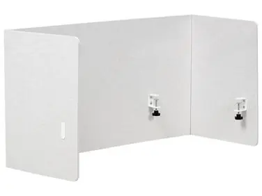 Divisor de escritorio SOLOA 210 x 61 cm Blanco crema - Oficina