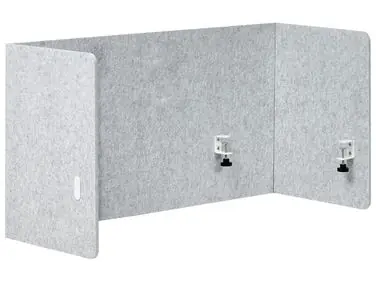 Divisor de escritorio SOLOA 210 x 61 cm Gris - Oficina