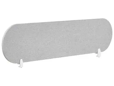 Desk Screen SPARKY 160 x 40 cm Light Grey - Home Office