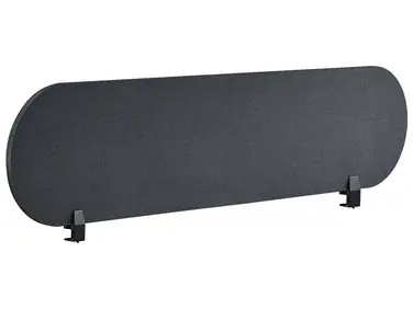 Divisor de escritorio SPARKY 160 x 40 cm Gris oscuro - Oficina