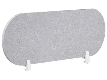 Desk Screen SPARKY 120 x 40 cm Light Grey - Home Office