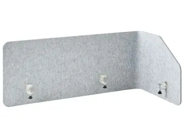 Divisor de escritorio FOLDY 120 x 50 cm Gris claro - Oficina