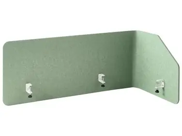 Divisor de escritorio FOLDY 120 x 50 cm Verde claro - Oficina