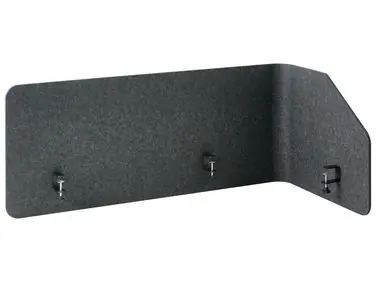 Divisor de escritorio FOLDY 120 x 50 cm Gris oscuro - Oficina