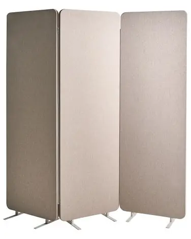 Office Divider STANDI 184 x 184 cm Beige - Home Office