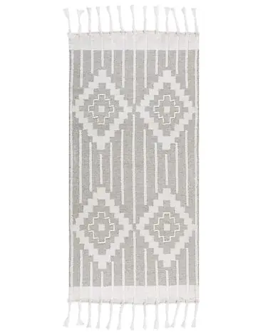 Alfombra de exterior TABIAT Gris 80 x 150 cm - Accesorios decorativos