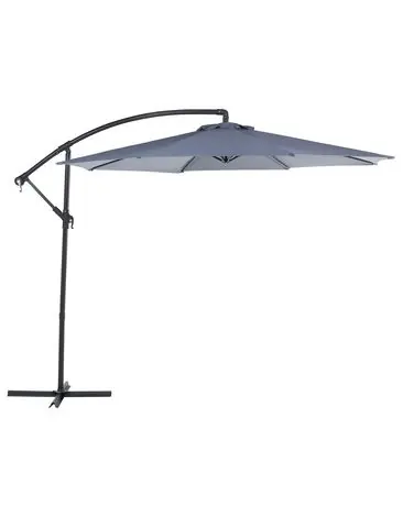 Cantilever Parasol 300 cm RAVENNA Dark Grey - Garden & Balcony