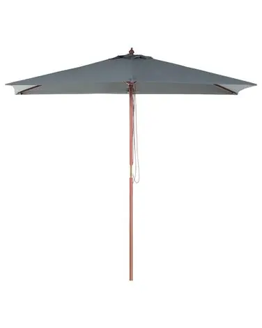 Market Parasol 195 cm FLAMENCO Dark Grey - Garden & Balcony