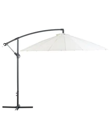 Sombrilla sin volantes 268 cm CALABRIA II Beige claro - Jardín y balcón