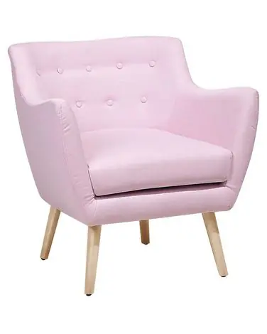 Armchair DRAMMEN Fabric Pink - Living Room