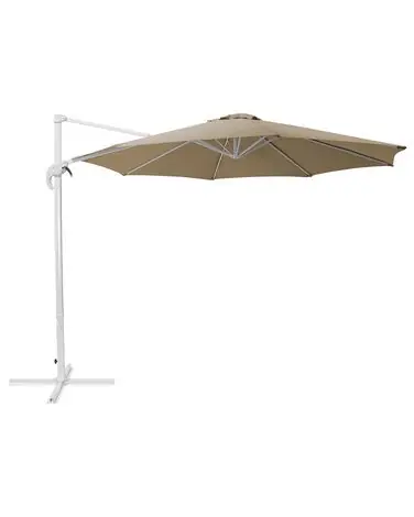 Sombrilla sin volantes 300 cm SAVONA Arena Beige - Jardín y balcón